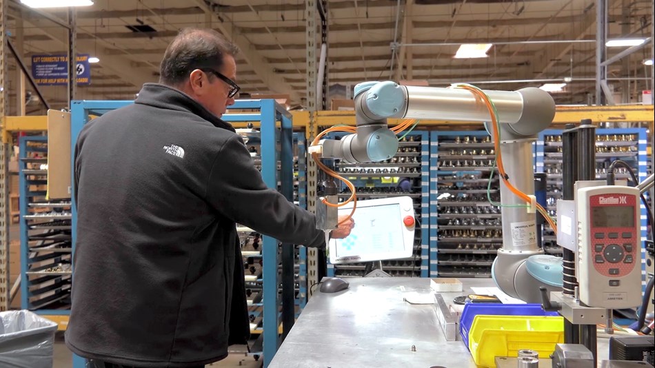 “We were surprised at the ease of programming the UR robots. It did not require any heavy-duty programming like our CNC machines,” says Birk Sorensen, VP of Engineering at EMTEK